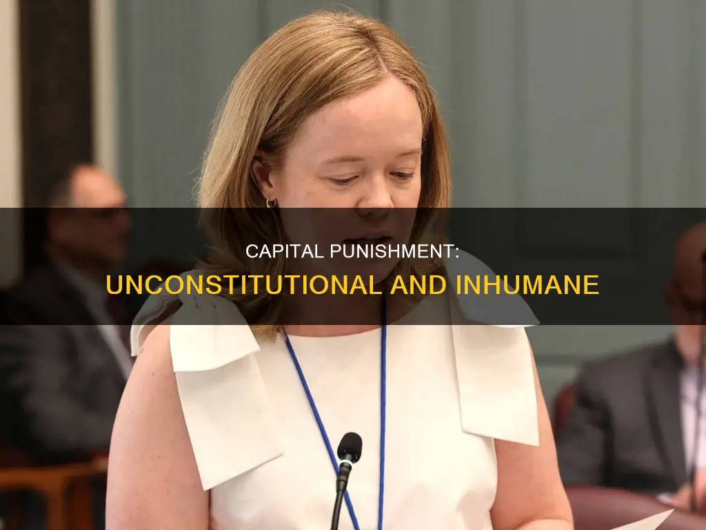 how the death penalty goes against the constitution