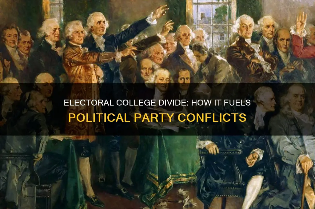 how the electoral college cause problems by political party