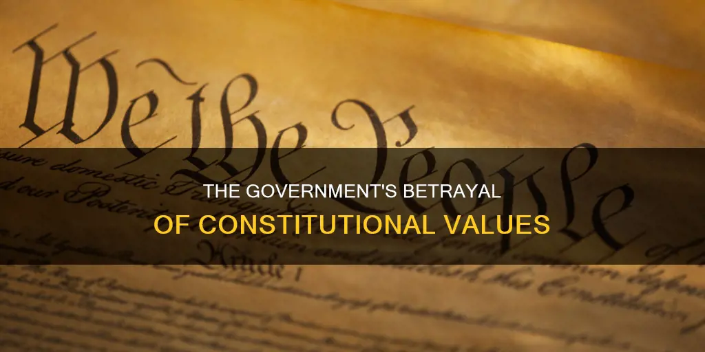 how the govt fails to uphold the constitution
