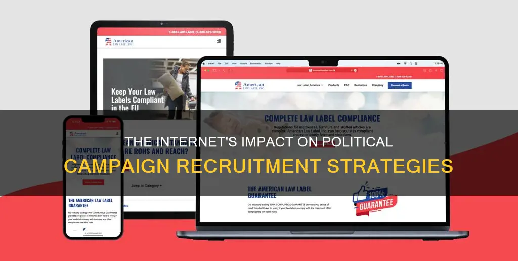 how the internet has changed political campaign recruitment