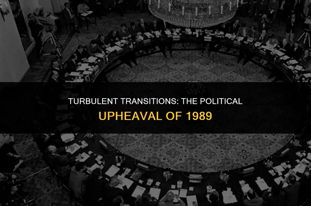 how the political world was changing in 1989