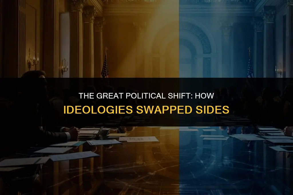 how the right and left switched sides in politics