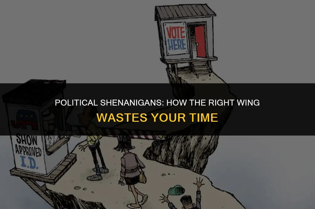 how the right wastes your time politics