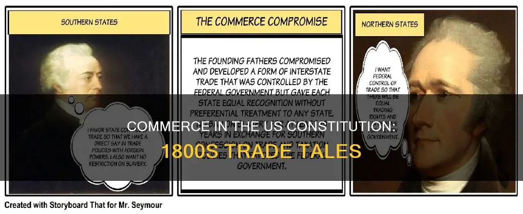 how the us constitution handles commerce during the 1800s
