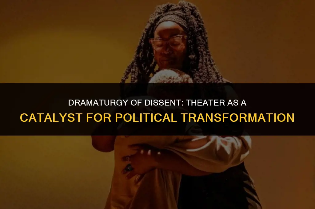 how theater allows a writer to advocate political change