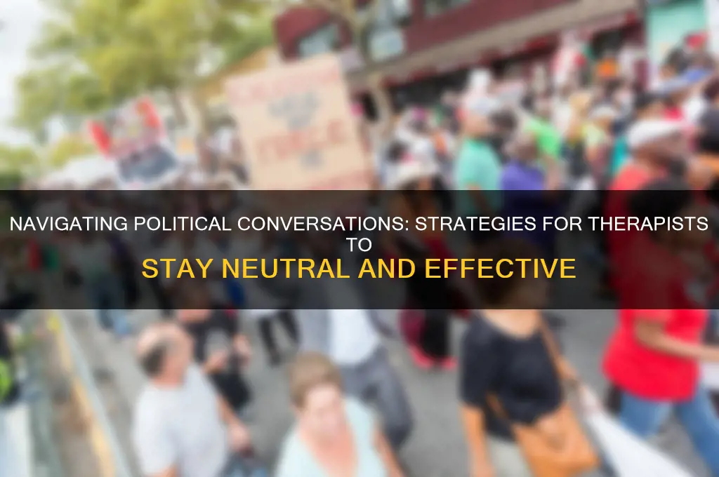 how therapist manage politics