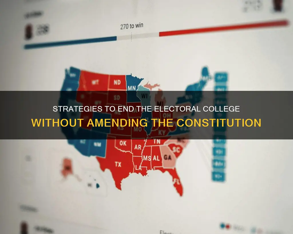 how to abolish electoral college without constitutional amendment