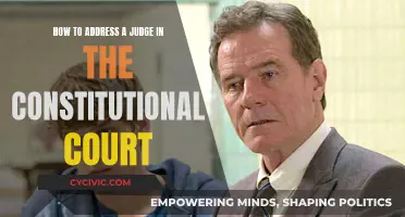 Addressing a Judge: Constitutional Court Etiquette