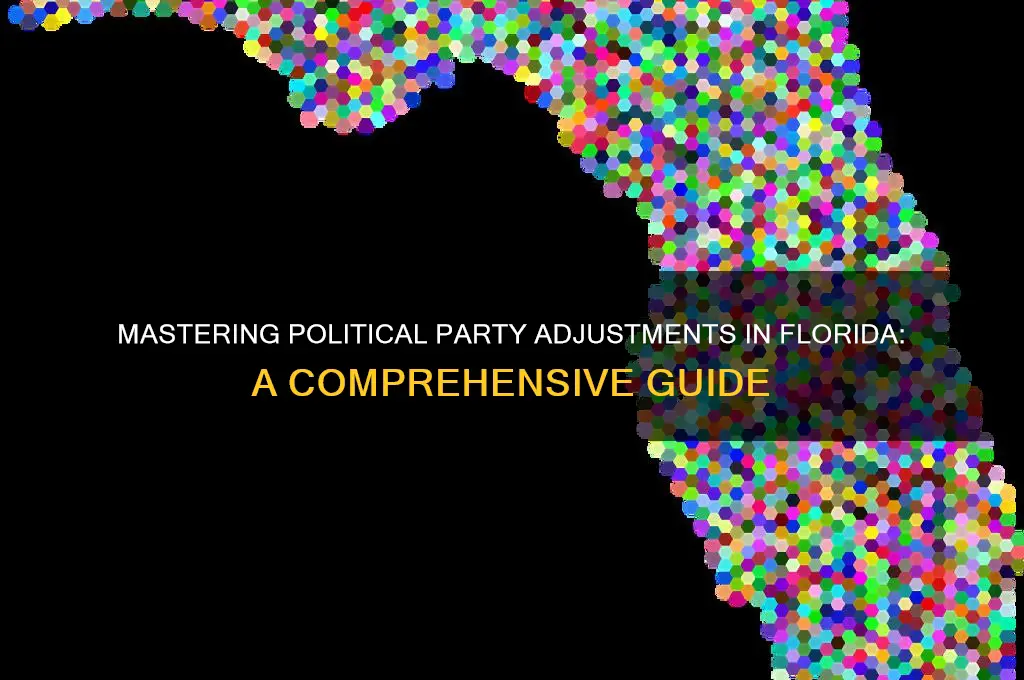 how to adjust political party florida