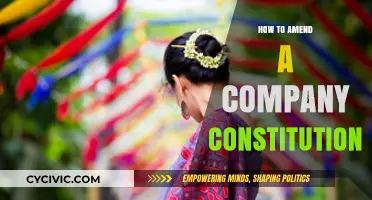 Amending Company Constitution: A Step-by-Step Guide