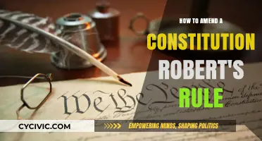 Amending Constitutions: Robert's Rules Explained