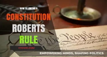 Amending the Constitution: Roberts' Rules Explained