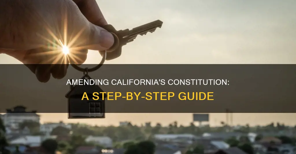 how to amend ca constitution
