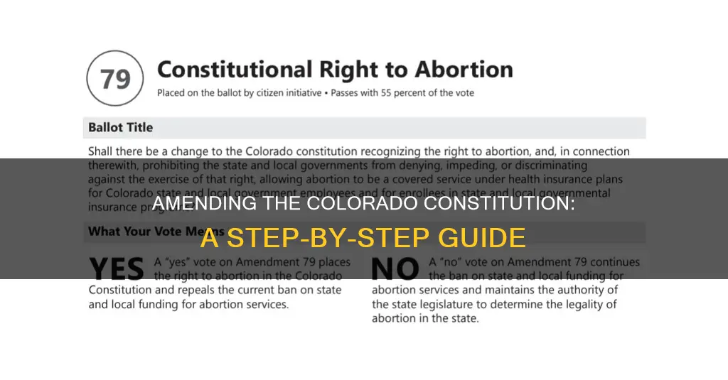 how to amend colorado constitution