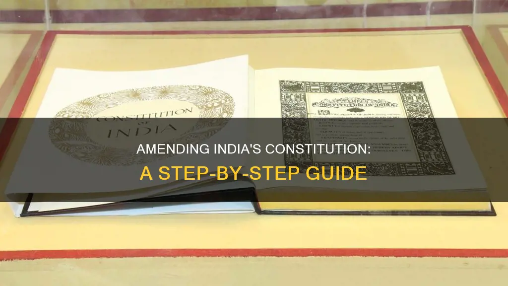 how to amend constitution of india