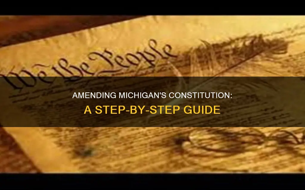 how to amend michigan constitution