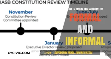Amending the Constitution: Formal and Informal Methods
