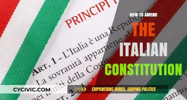 Amending Italy's Constitution: The Process Explained