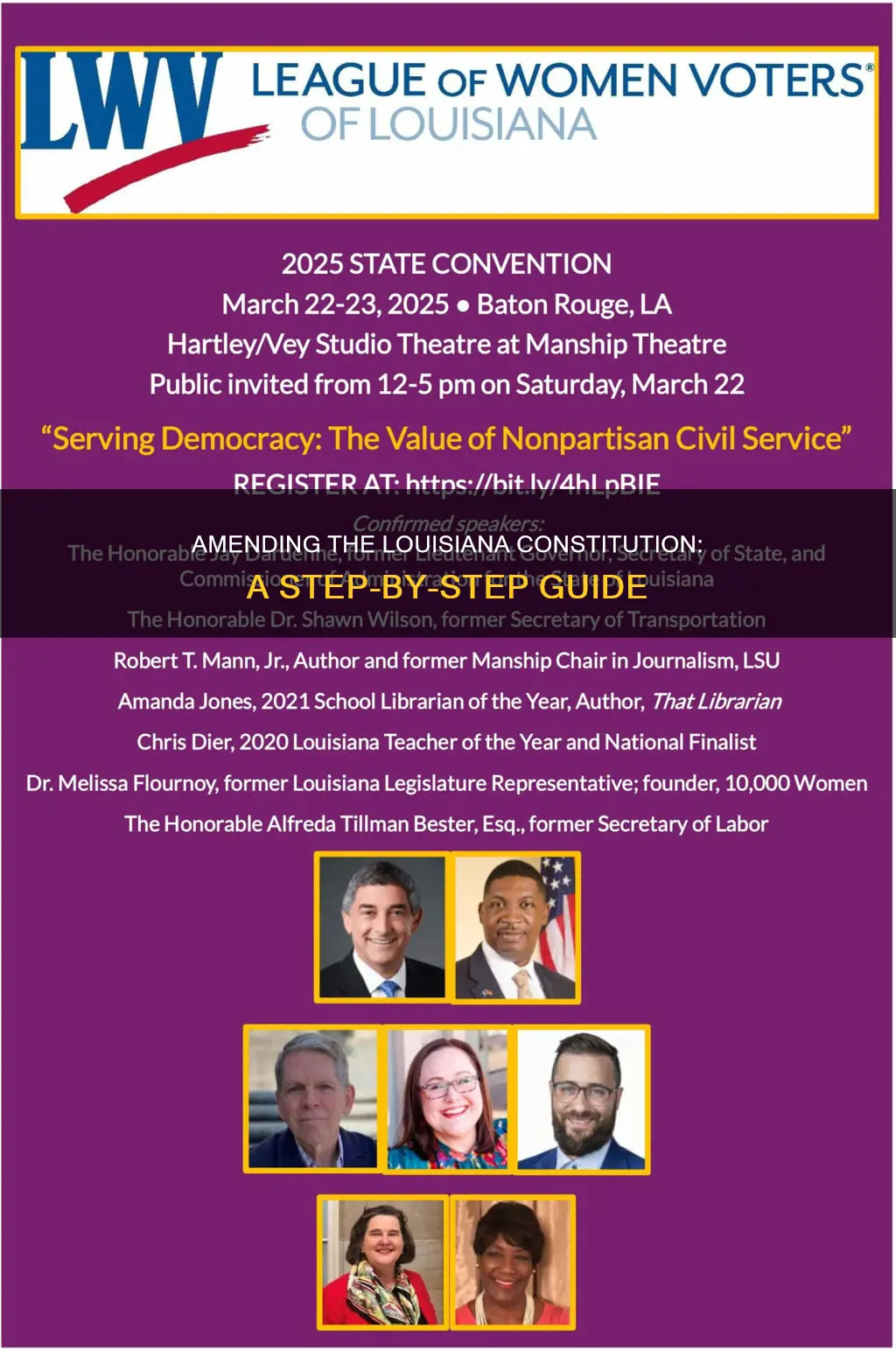 how to amend the louisiana constitution