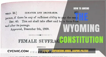 Amending Wyoming's Constitution: A Step-by-Step Guide