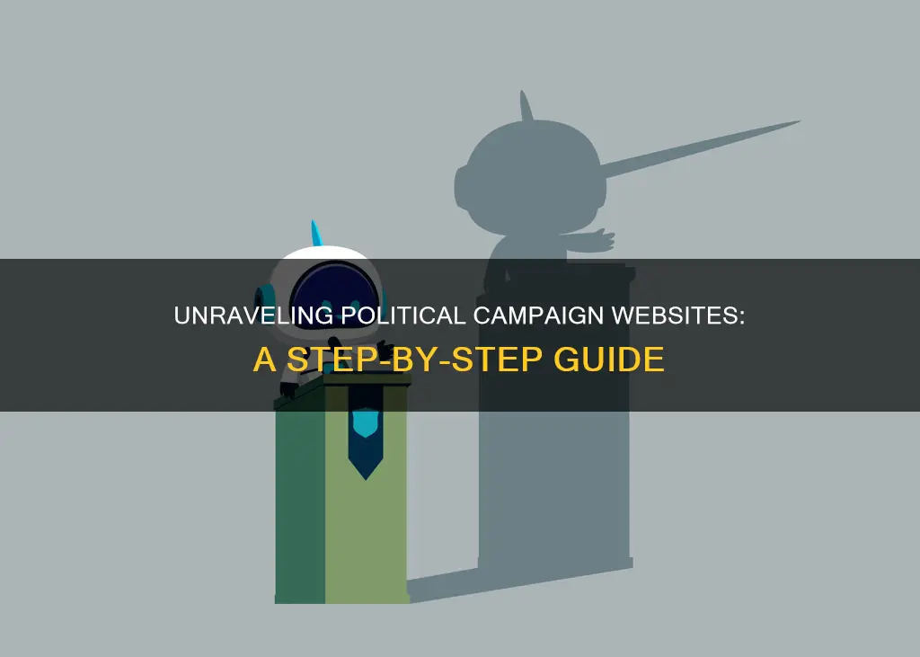 how to analyze a political campaign website