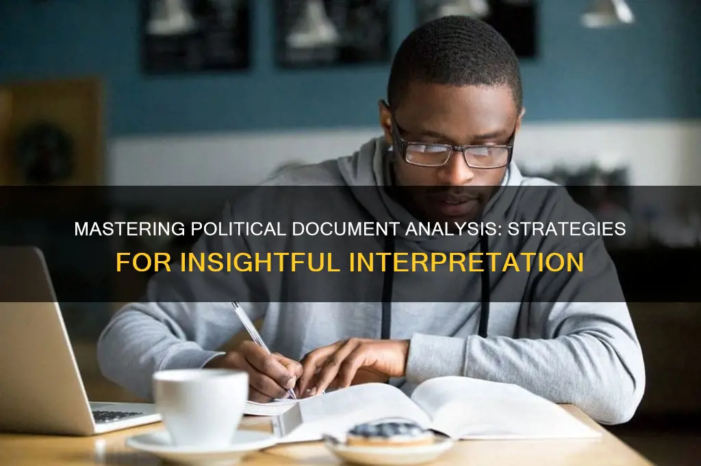 how to analyze political document