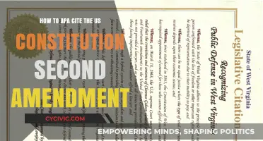 Citing the US Constitution: APA Style for the Second Amendment