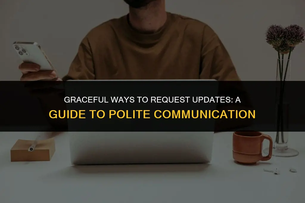 how to ask update in polite way