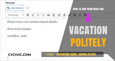 Strategic Approaches to Politely Requesting Vacation Time from Your Boss