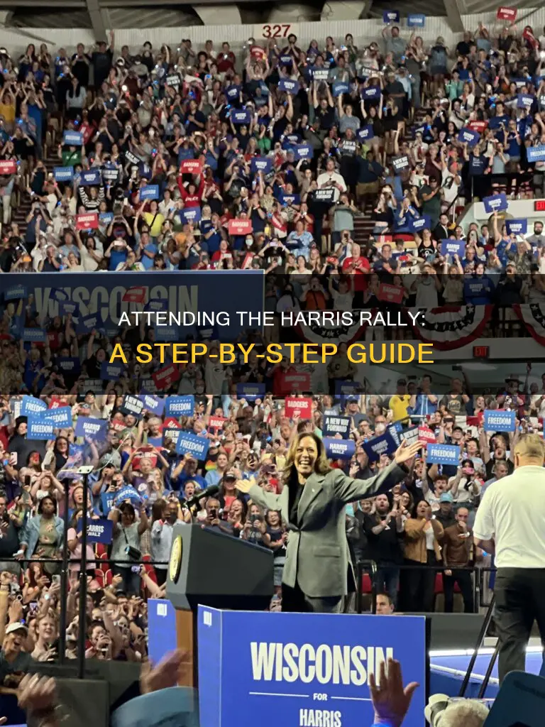 how to attend harris rally