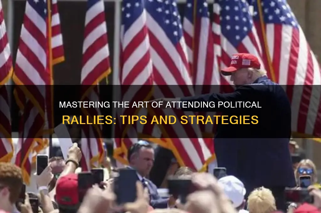 how to attend political rally