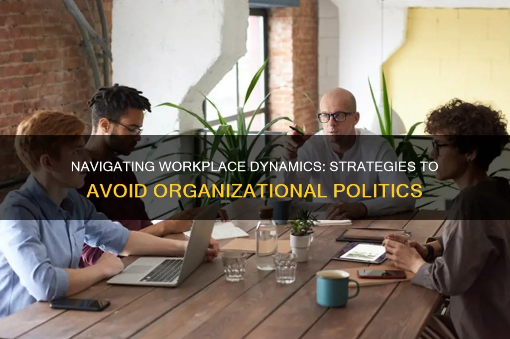 how to avoid organizational politics
