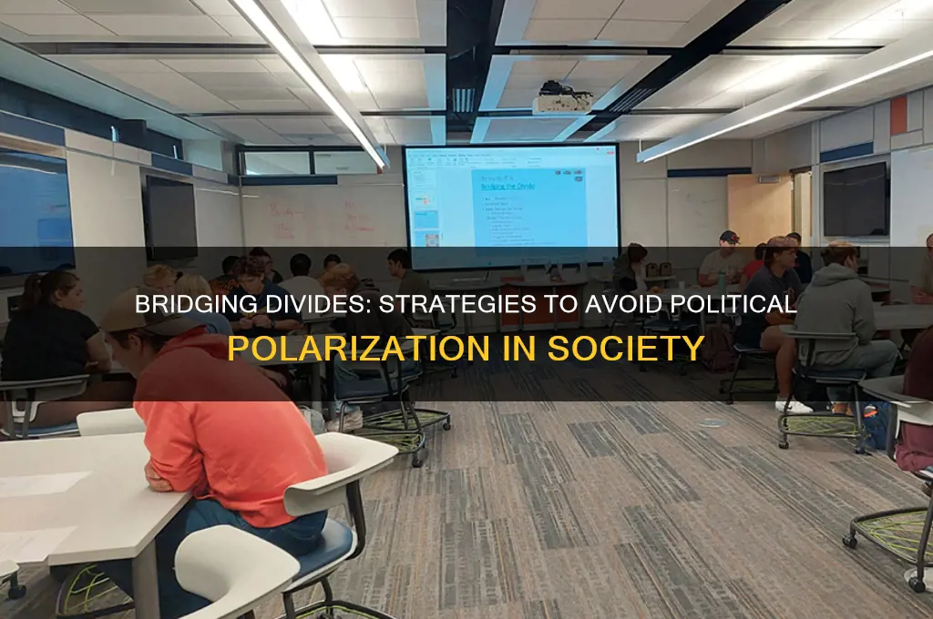 how to avoid political polarization