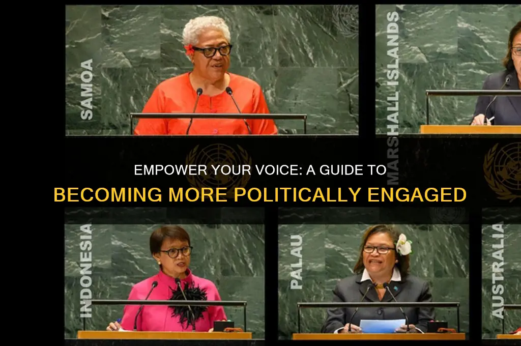 how to be more politized