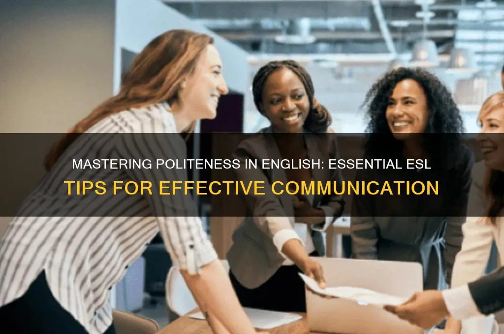 how to be polite esl