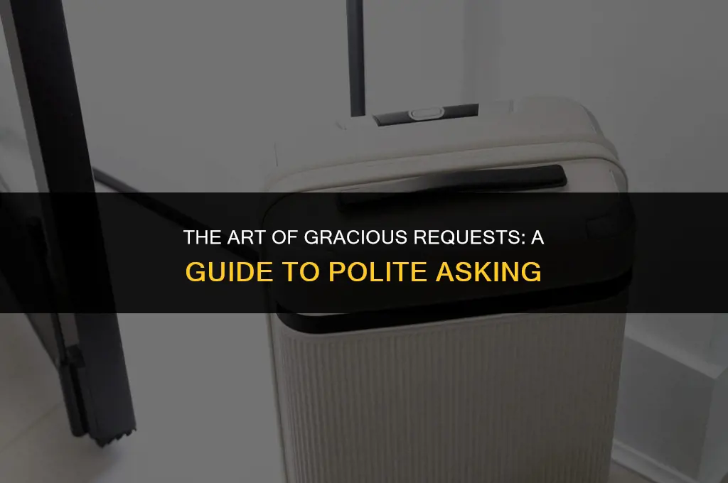 how to be polite when asking for something
