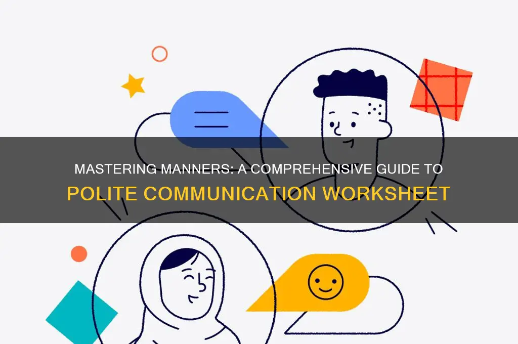 how to be polite worksheet