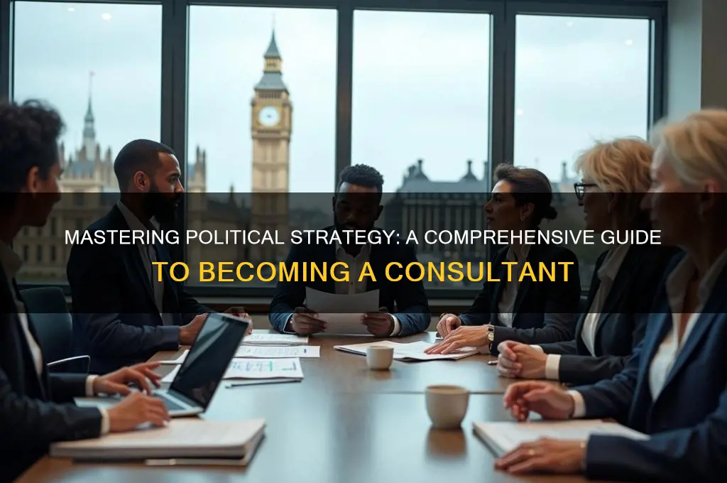 how to be political consultant