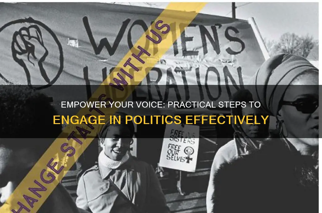 how to be politically active