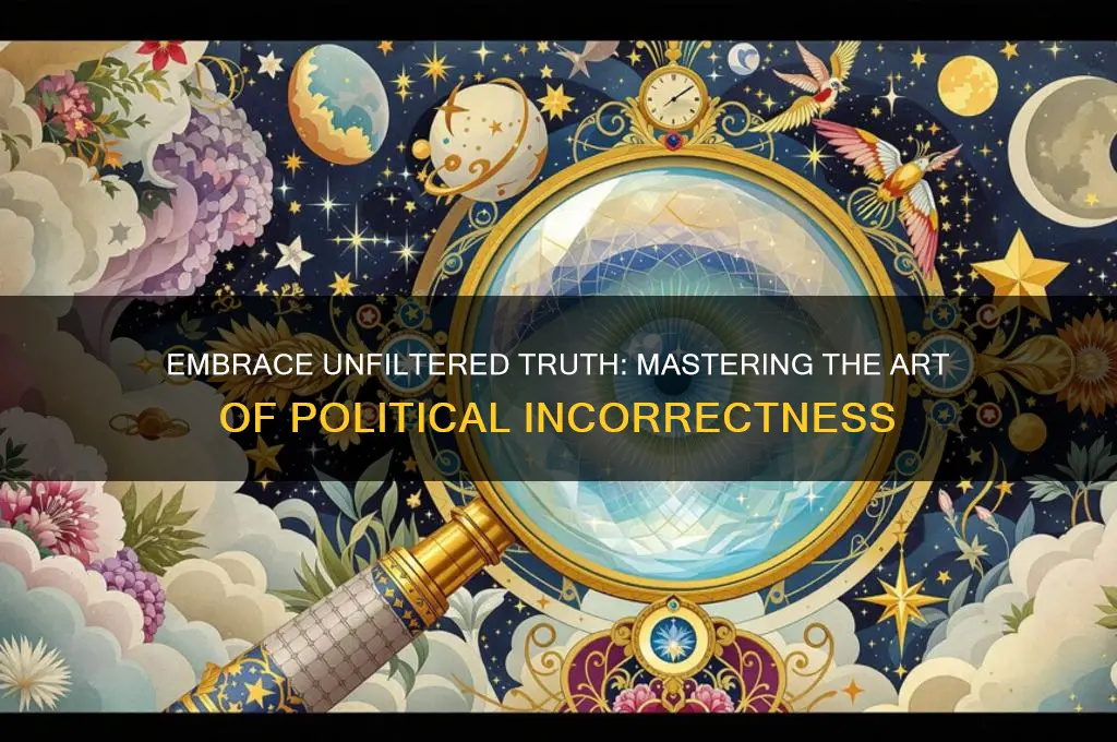 how to be politically incorrect