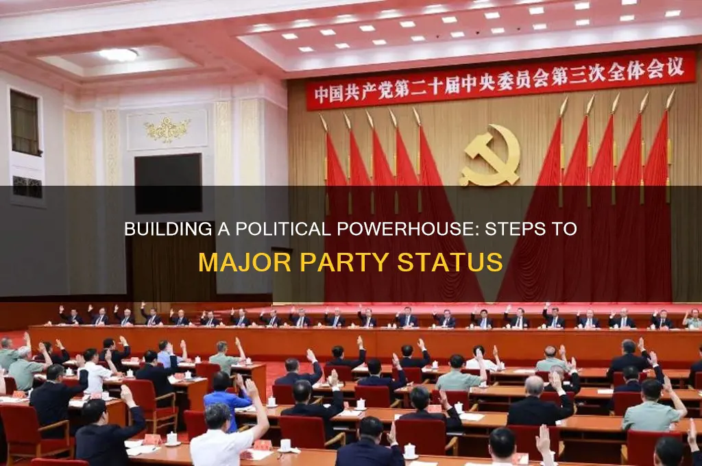 how to become a major political party