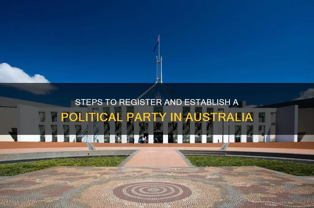 how to become a political party in australia