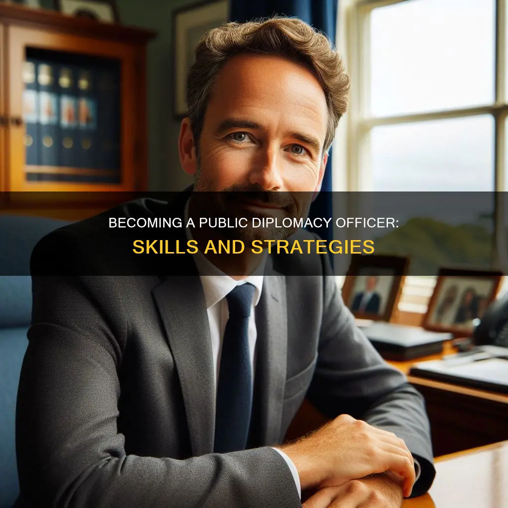 how to become a public diplomacy officer