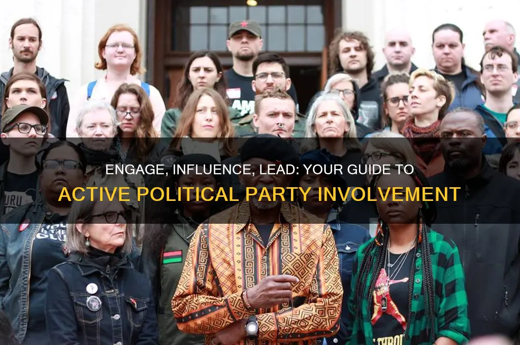 how to become active in a political party