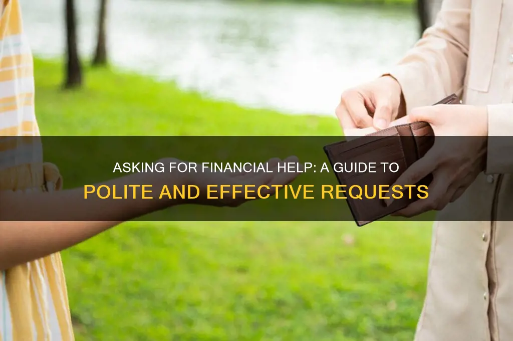 how to beg money politely