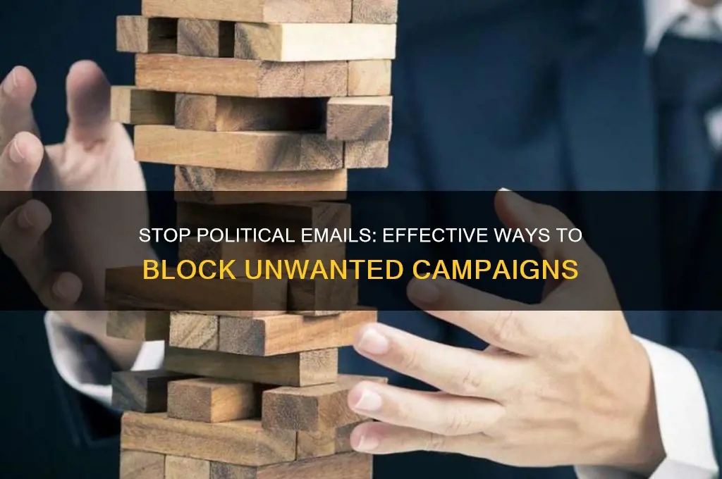 how to block political emails
