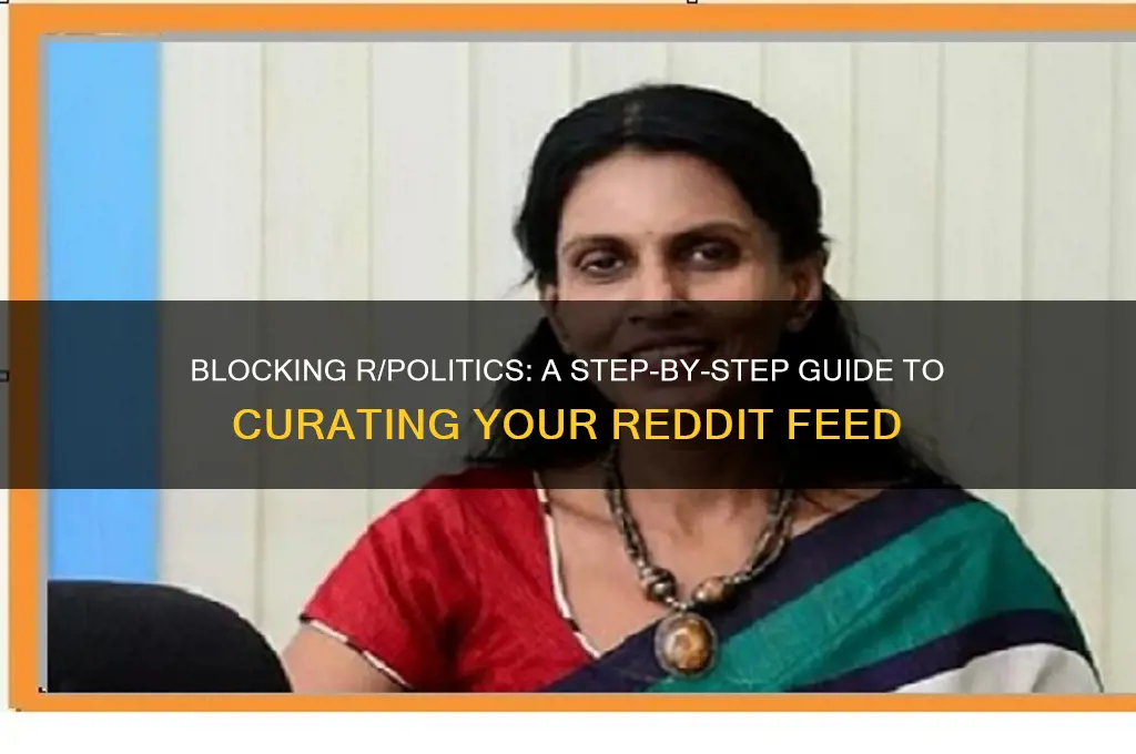 how to block r politics