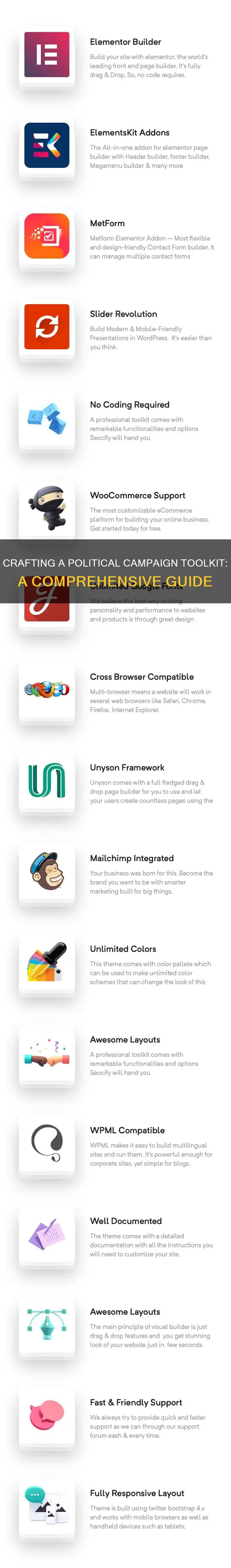 how to build a political campaign toolkit