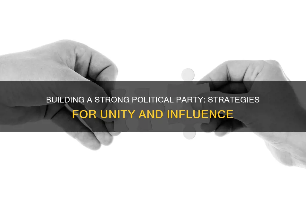 how to build a strong political party