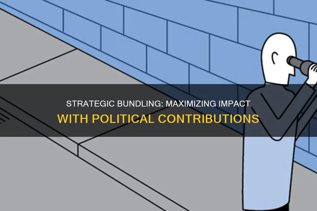 how to bundle political contributions